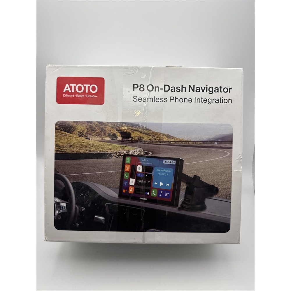Atoto P8 On-Dash Navigator Seamless Phone Integration NIOB